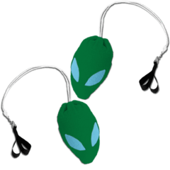 Swing Poi Alien Verde Escuro - Contact Poi - Vendido por par - comprar online
