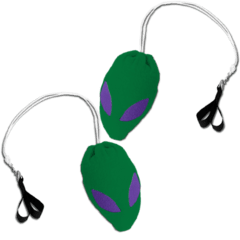 Swing Poi Alien Verde Escuro - Contact Poi - Vendido por par - comprar online