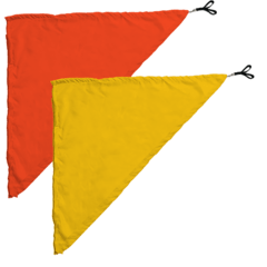 Swing Flag Triangular Amarelo e Laranja - Vendido por par