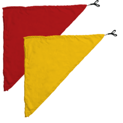 Swing Flag Triangular Amarelo e Vermelho - Vendido por par