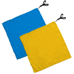 Swing Flag Infantil Amarelo e Azul Claro - Vendido por par