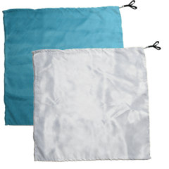 Swing Flag Quadrado Azul Claro e Branco- Vendido por par