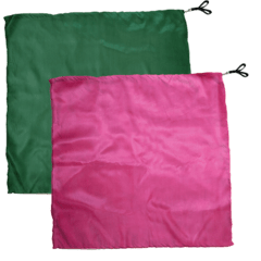 Swing Flag Quadrado Rosa e Verde Escuro - Vendido por par