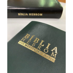 BÍBLIA HEBROM: Sua Meditação Diária NAA - Preta - comprar online