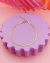 TORNOZELEIRA DE FITA 3 MM DOURADO