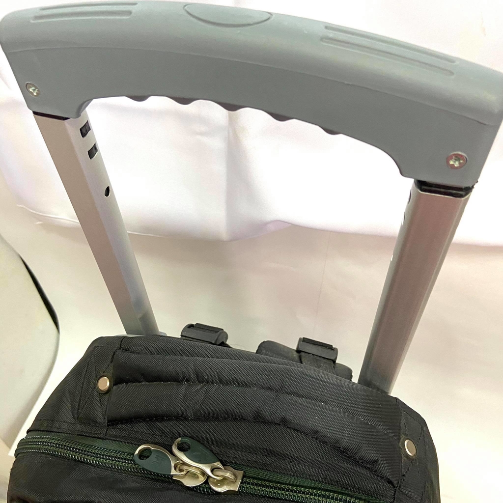 Mochila con carro KARPATOS negra - Erre objetos+deco