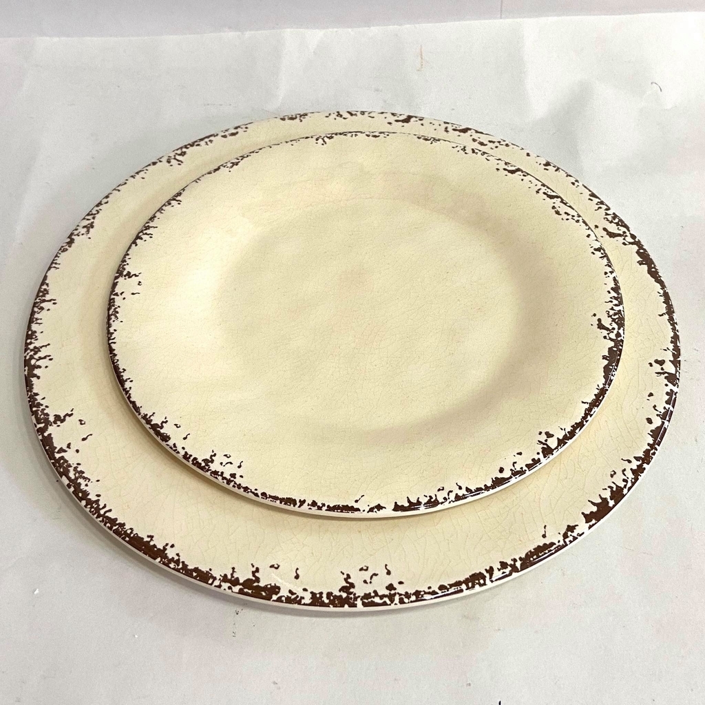 platos de postre de melamina