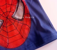 Set spiderman hombre araña remera y short pijama - comprar online