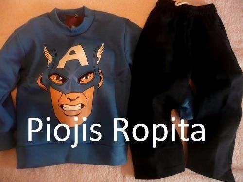 Sets Frisados de Superhéroes Buzo y Pantalón - Niños - POR MAYOR
