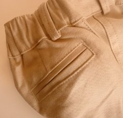 Traje para bautismo fiesta bodycamisa celeste pantalon de gabardina semielastizada beige en internet