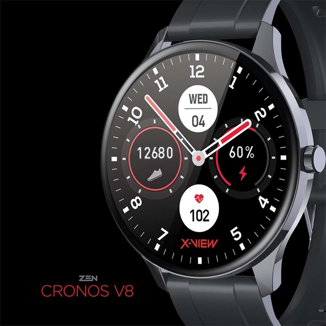 Smartwatch Bluetooth Pulsaciones Oximetro Cronos V8 XVIEW