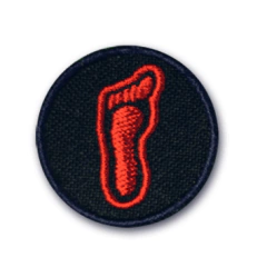 INSIGNIA PROGRESION PIMPOLLITO HUELLITA ROJA