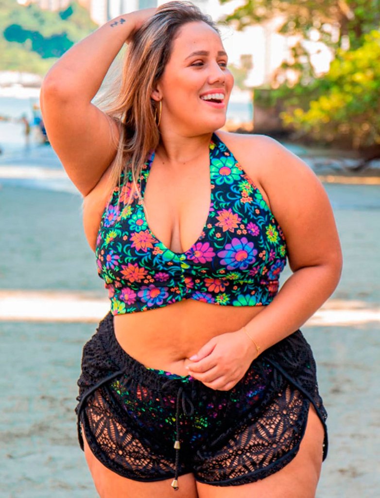 Déstockage > shortinho plus size para praia -