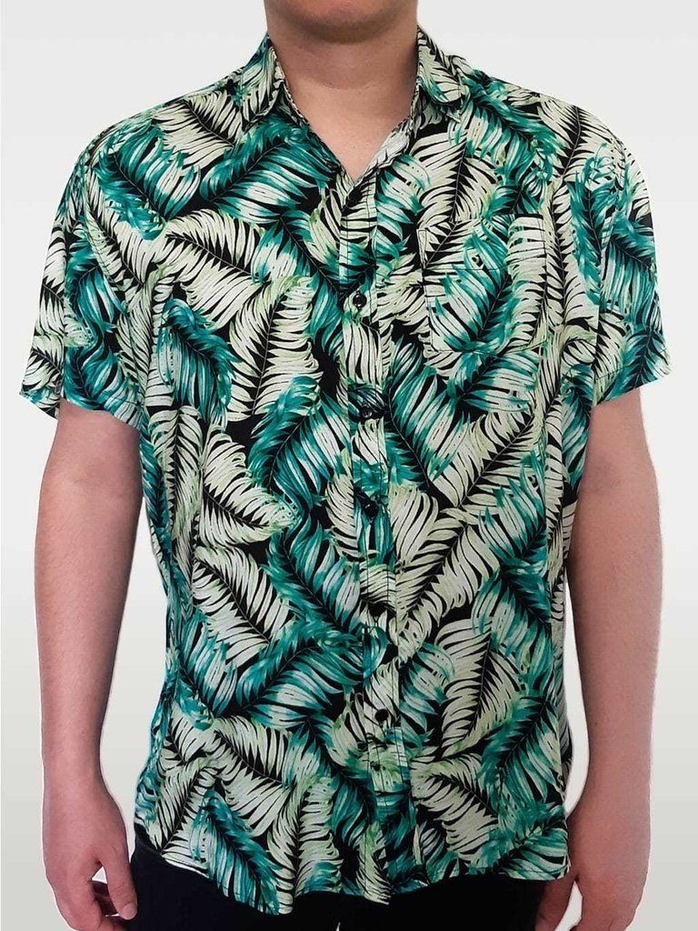 Camisa Floral Masculina Verde - PhiPhi Camisaria