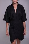 BLACK RAGLAN DRESS - buy online