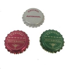 Tapas Corona Impresas Color Chapitas X 100 Cerveza Artesanal