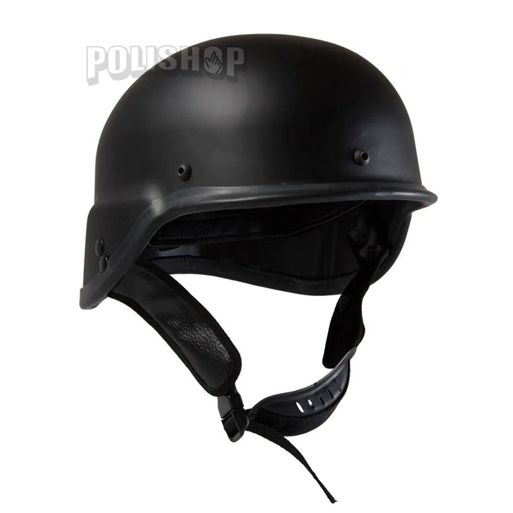 QZY Casco Antinfortunistico per Casco Antisommossa Casco Completo con Visiera in Policarbonato Trasparente ad Alta Densità Casco Tattico Militare Airsoft Paintball SWAT Protezione Mento Estesa