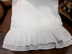 MANTEL 3X1.4 BLANCO VOLADO ESQUINAS TUSOR - comprar online