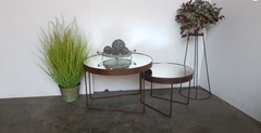 SET MESA NIDO OXIDO ESPEJADAS