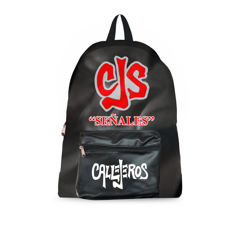 MOCHILA CUERO PU - CALLEJEROS - Locuras Rock Morón