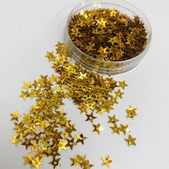 Lentejuela Estrella 0.5cm -Dorado