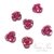 Mini rosas metálicas fuxia x 6 unid. en internet