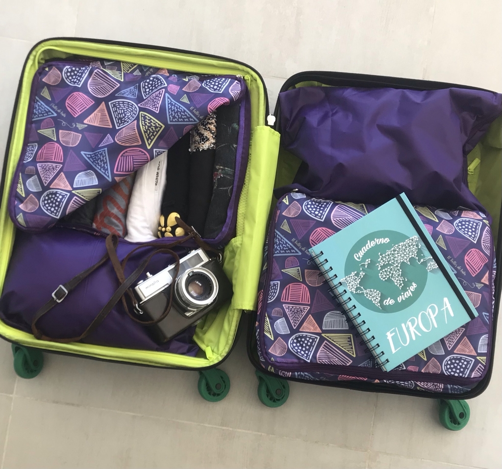 Set organizador de valija-equipaje estampa GEOMETRICA