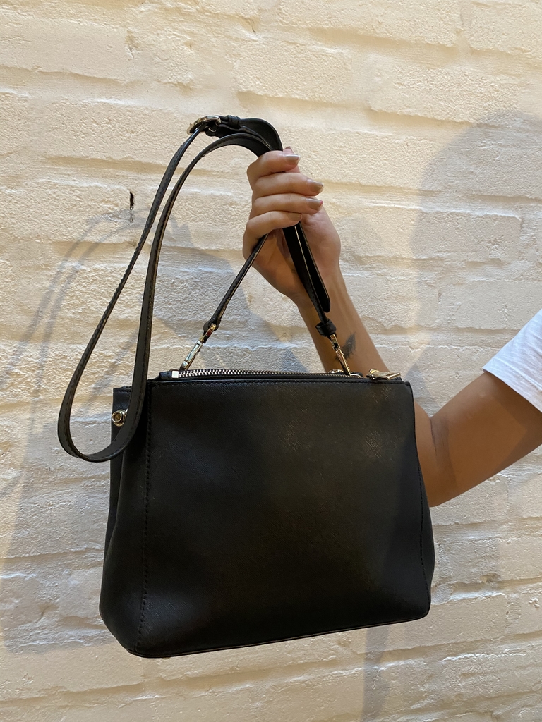 dkny webbing strap bolsa