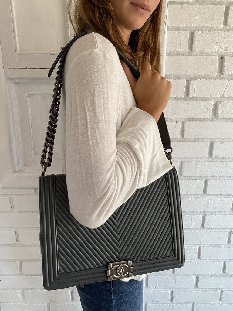 chanel boy bolsa preloved