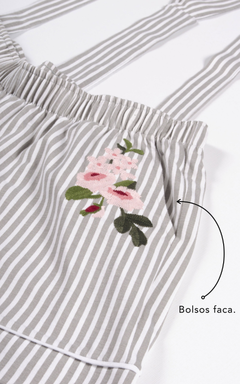 Pijama Short com Suspensório Paola - loja online