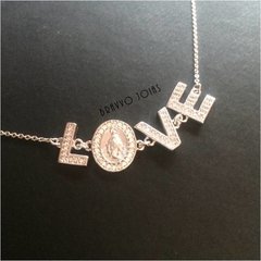 Pulseira Medalha Love - Ródio - comprar online