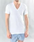 Camiseta Primus Manga Corta 100% Algodón Fino Escote V Art.105