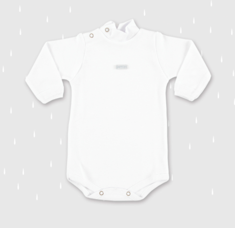 Body Gamise Manga Larga 100 Algodon Blanco Bebe Art 297 455 Body Gamise Manga Larga 100 Algodon Blanco Bebe Art 297 455