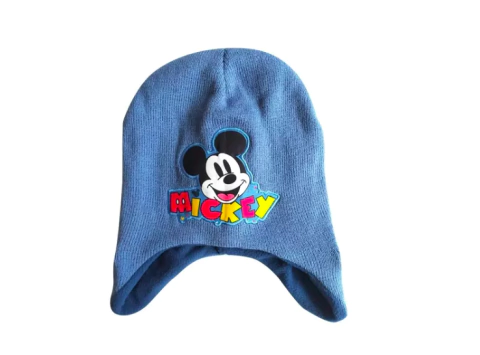 Gorro Mickey Mouse Disney Lanilla Con Polar T3-6 Años Nene Art.6403