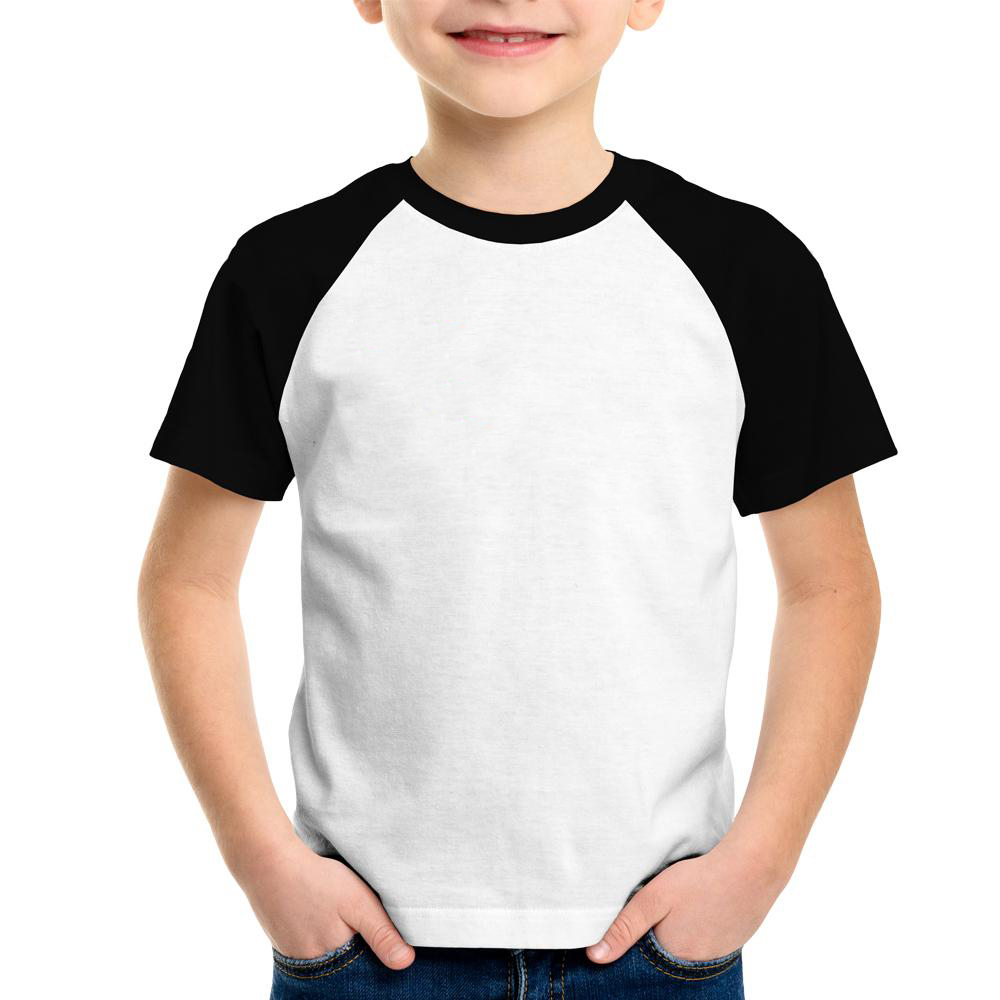 camiseta raglan infantil para sublimação