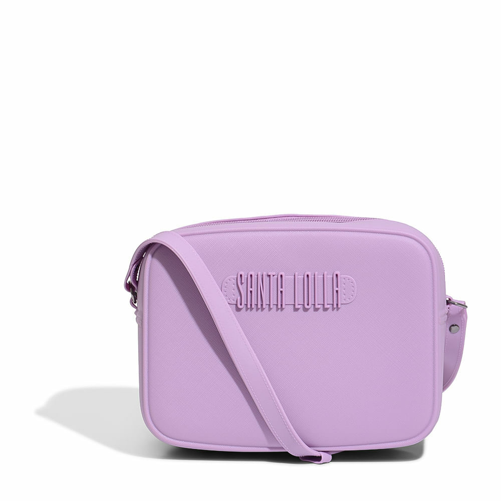 bolsa santa lolla quadrada borracha lilás - urbanna - 0452.2dd0.0016.01de