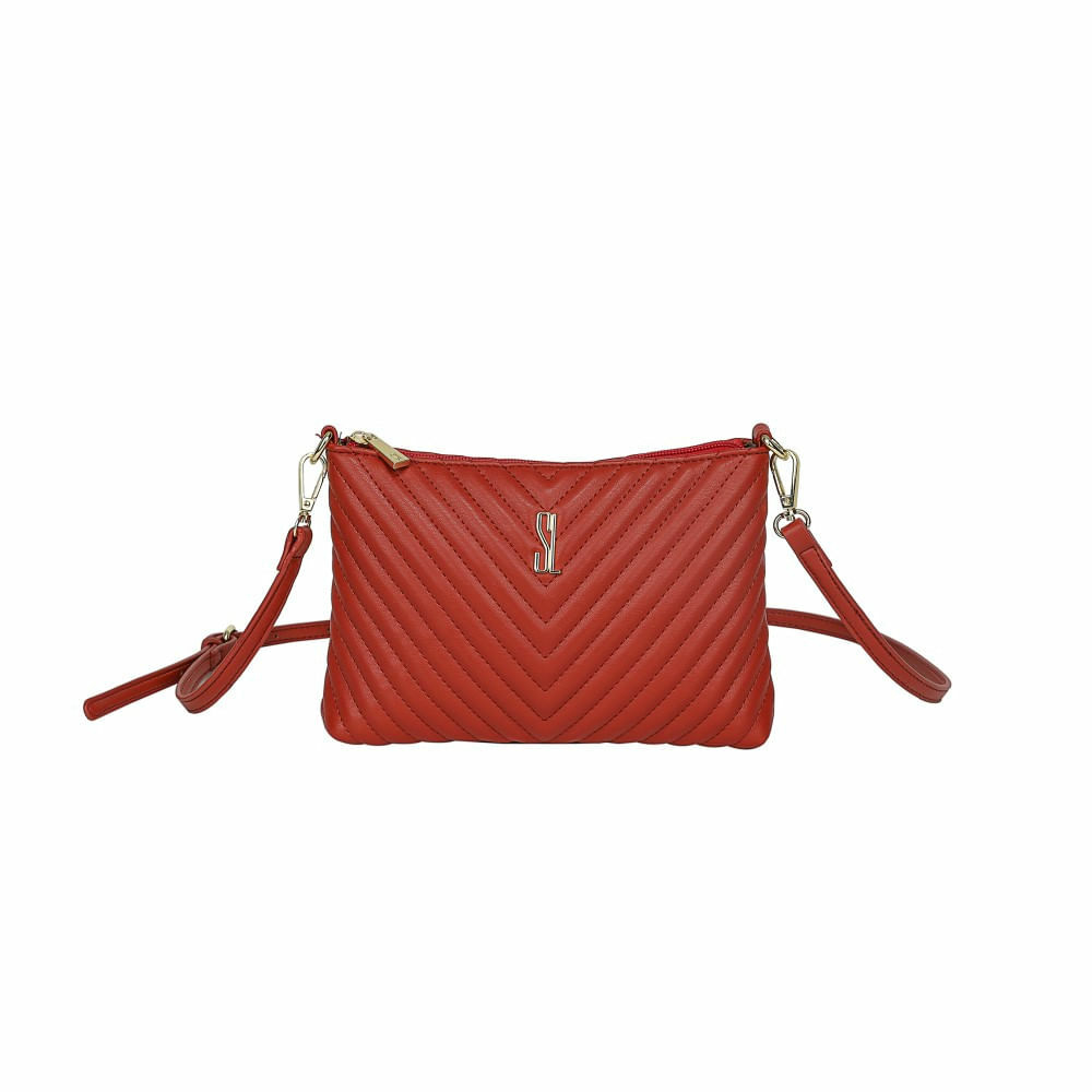 Bolsa Santa Lolla Tiracolo Matelassê Marrom 0470.27AC.0089.0153