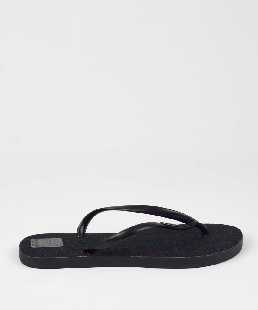 Chinelo Fllp Flop Santa Lolla Preto Brilho - urbanna