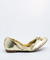 Sapatilha Santa Lolla Dourada + Bolsa - 03ED.28AD.027E.0168 - Urbanna - Sapatos e Bolsas Femininas | Loja Santa Lolla
