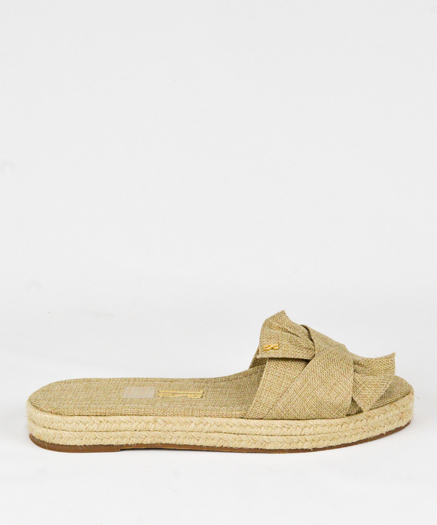 Rasteira Santa Lolla Bege Espadrille Tecido - 037F.271C.029F.0043 urbanna