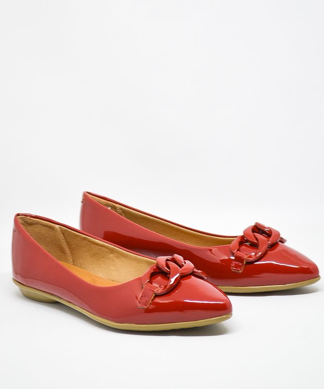 Sapatilha Feminina Vermelha Sua Cia 8001-12772