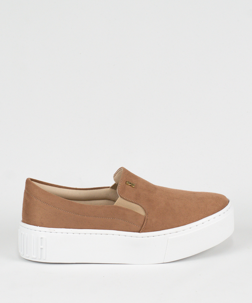 Slip On Santa Lolla Nude Suede Sola Alta - 038F.11E4.0048.0157