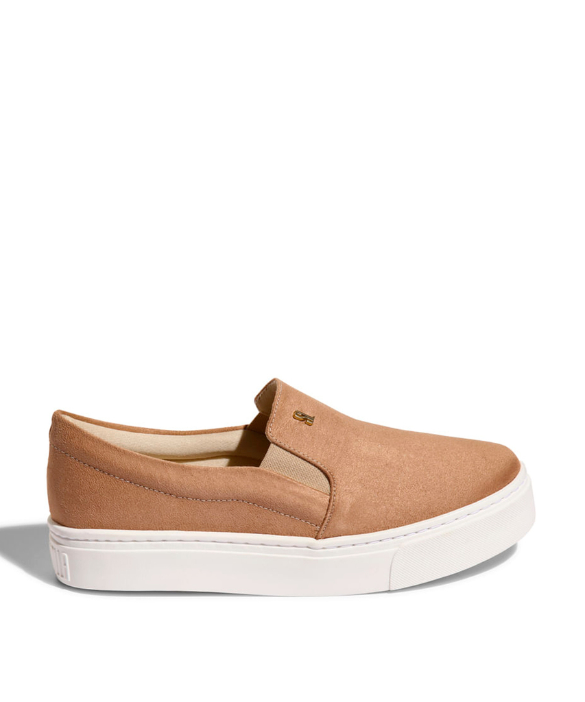 Slip On Santa Lolla Nude Suede Sola Baixa - 01AC.11E4.0048.0157 - urbanna