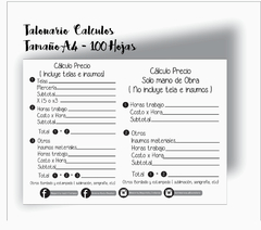 Talonario Costos