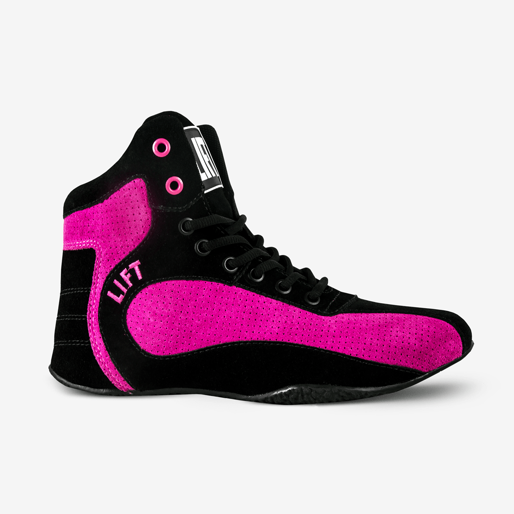 BOTA DE TREINO LIFT ROSA E PRETA