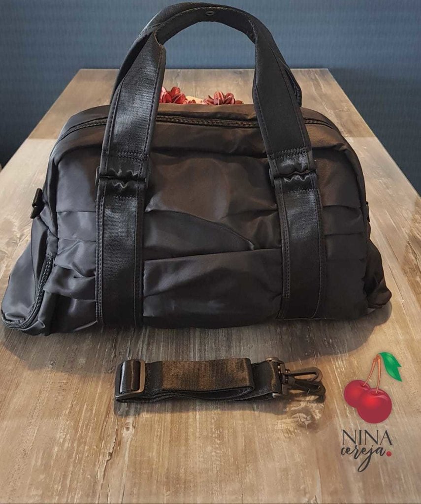 brown leather gym bolsa