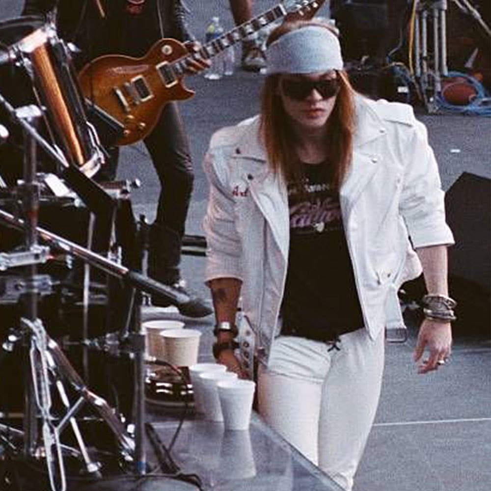 Jaqueta de Couro Axl Rose Paradise city