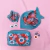 SUPER COMBO "Fortaleza" Turquesa - Pañuelo + Neceser + Scrunchie + Aros + Llavero