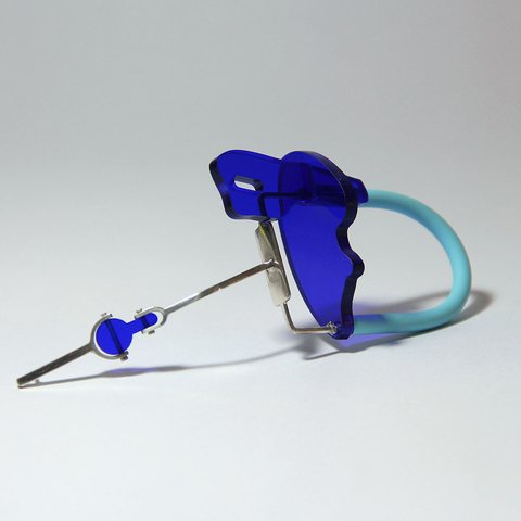 Broche Juego azul - comprar online