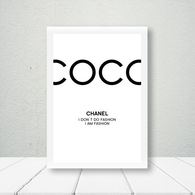 Quadro Coco Chanel | Pirilampo